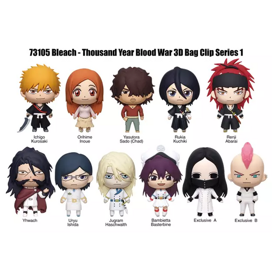 Bleach Thousand Year Blood War Bag Clips - Loaded Dice