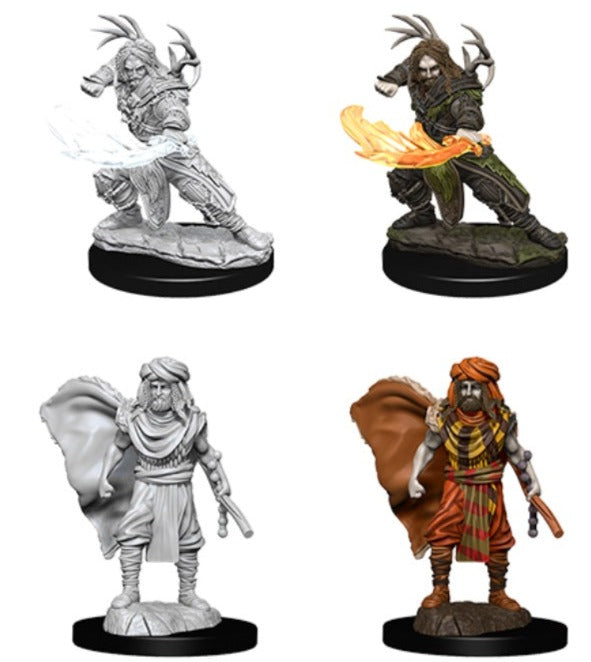 Male Human Druid: D&D Nolzur's Marvelous Unpainted Miniatures - Loaded Dice