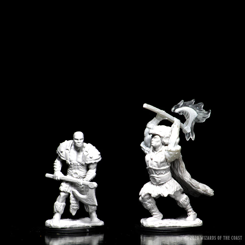 Dungeons & Dragons Nolzur's Marvelous Miniatures - Male Goliath Barbarian (W10) - Loaded Dice