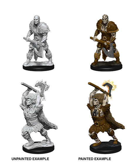 Dungeons & Dragons Nolzur's Marvelous Miniatures - Male Goliath Barbarian (W10) - Loaded Dice