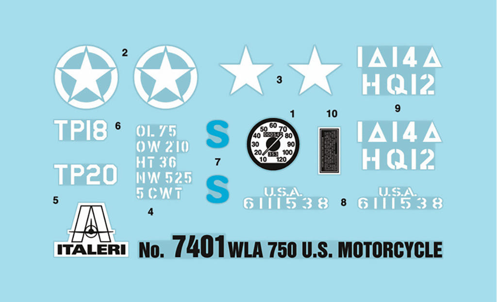 Italeri 1:9 US Wla 750 - 7401