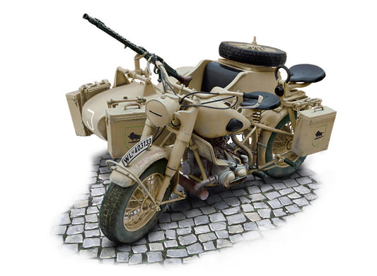 Italeri 1:9 BMW R75 with Sidecar - 7403