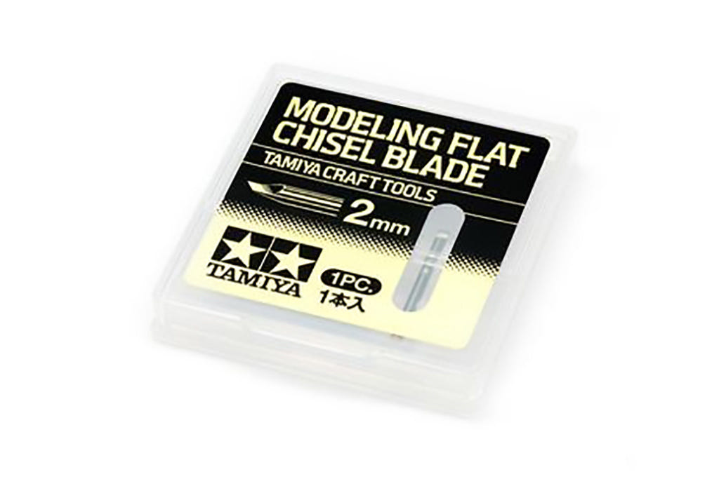 Tamiya Modeling Flat Chisel Blade 2MM - 74143