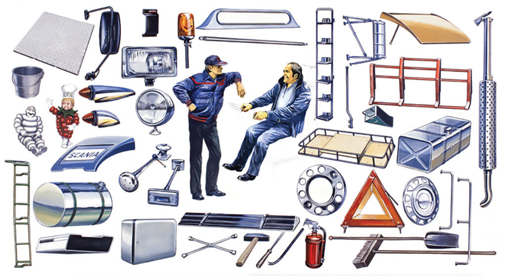 Italeri 1:24 Truck Shop Accessories - 764