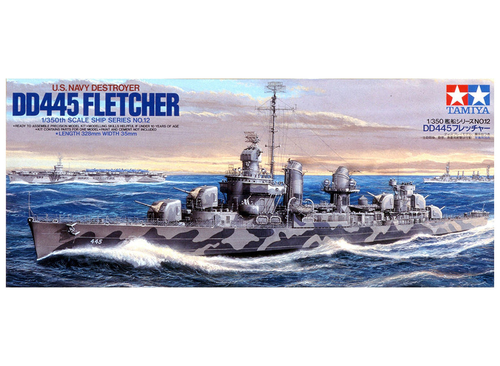 Tamiya 1:350 U.S. Navy DD445 Fletcher - 78012