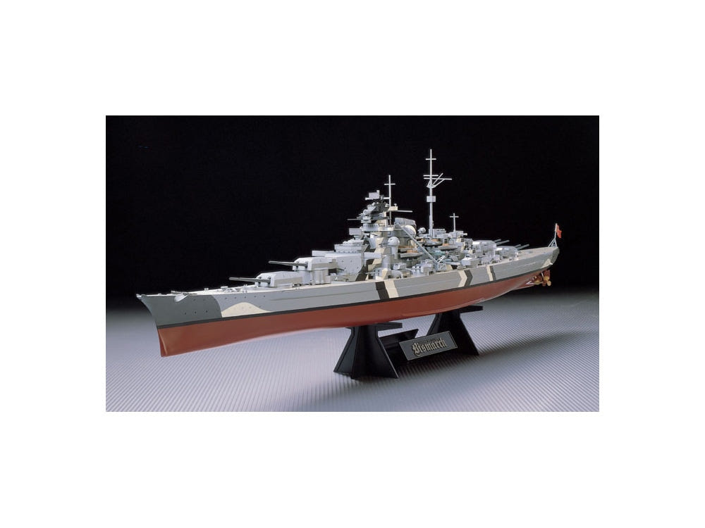 Tamiya German Battleship Bismarck with Stand - Loaded Dice
