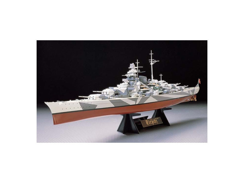 Tamiya Tirpitz Battleship with Stand - Loaded Dice