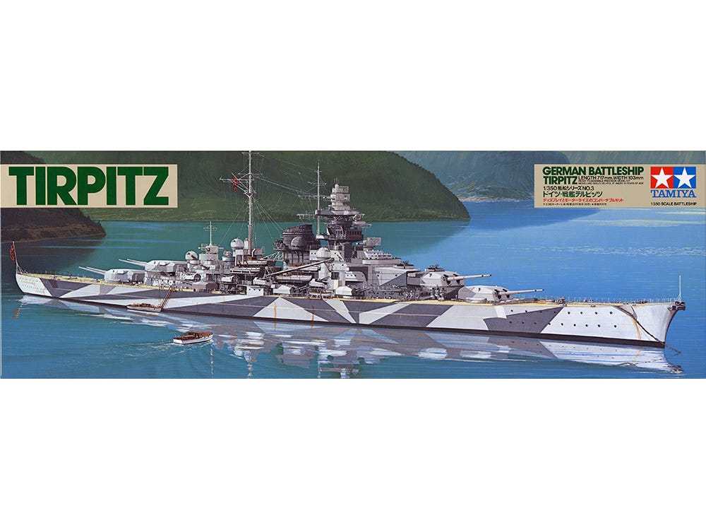 Tamiya Tirpitz Battleship with Stand - Loaded Dice