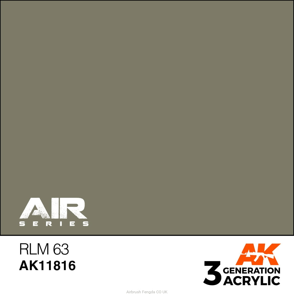 AK Interactive 3rd Gen Acrylic RLM 63 17ml AK11816 - Loaded Dice Barry Vale of Glamorgan CF64 3HD