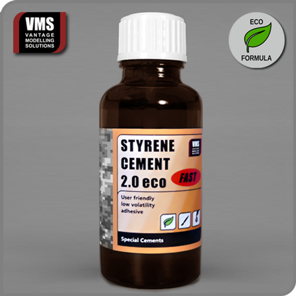 VMS Styrene Cement ECO polystyrene cement - FAST - Loaded Dice Barry Vale of Glamorgan CF64 3HD