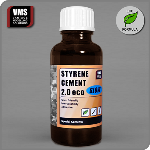 VMS Styrene Cement ECO polystyrene cement - SLOW - Loaded Dice Barry Vale of Glamorgan CF64 3HD