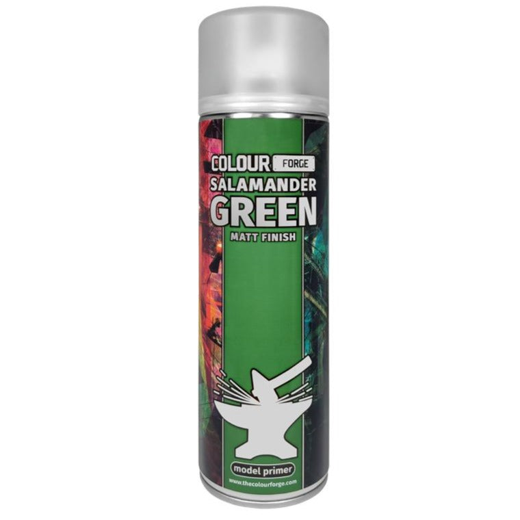 Colour Forge Salamander Green Spray Paint (500ml) - Loaded Dice Barry Vale of Glamorgan CF64 3HD