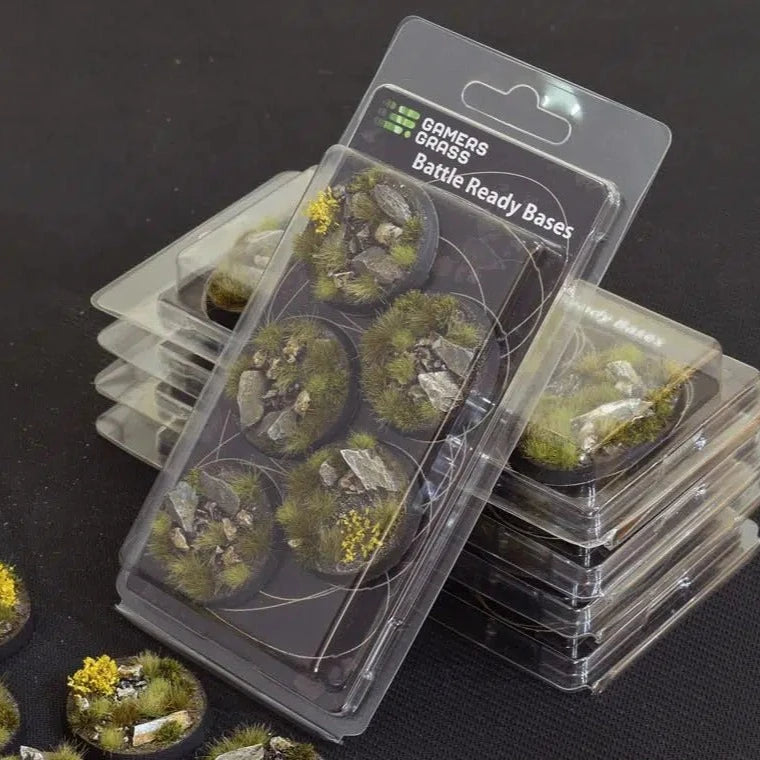 Battle Ready Bases Highland Round 40mm (x5) - Loaded Dice Barry Vale of Glamorgan CF64 3HD