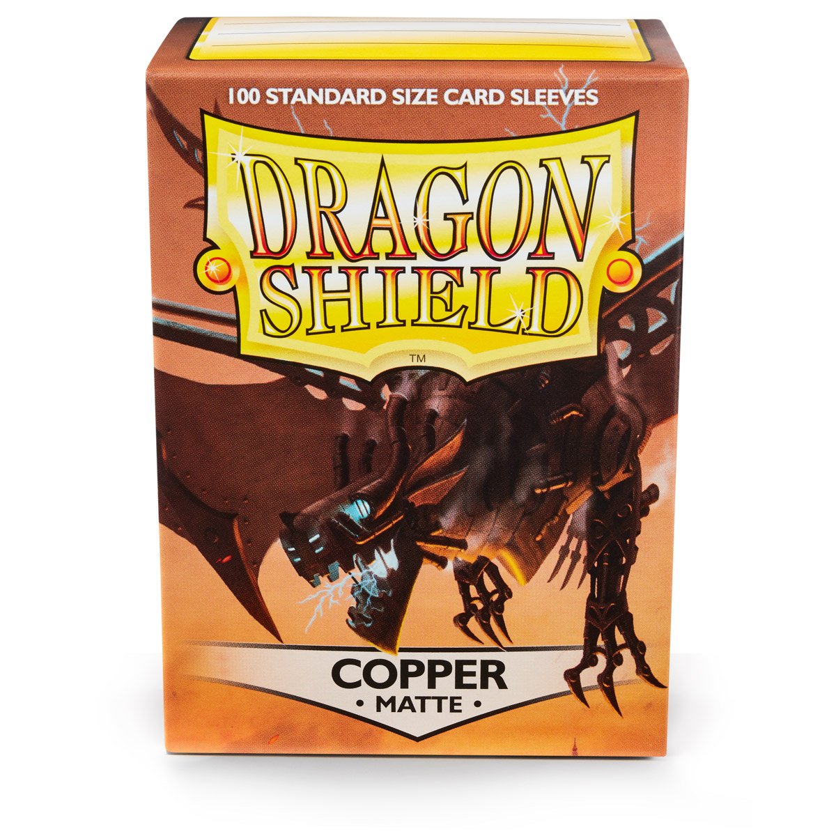 Dragon Shield - Matte Standard Size Sleeves 100pk - Copper - Loaded Dice