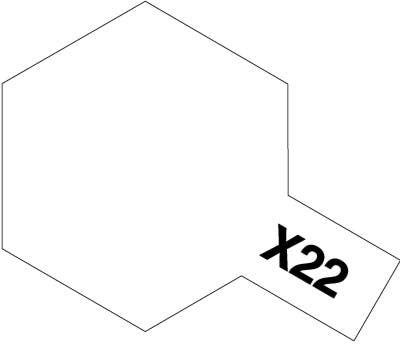 Tamiya Acrylic Paint Mini X-22 Clear - Loaded Dice