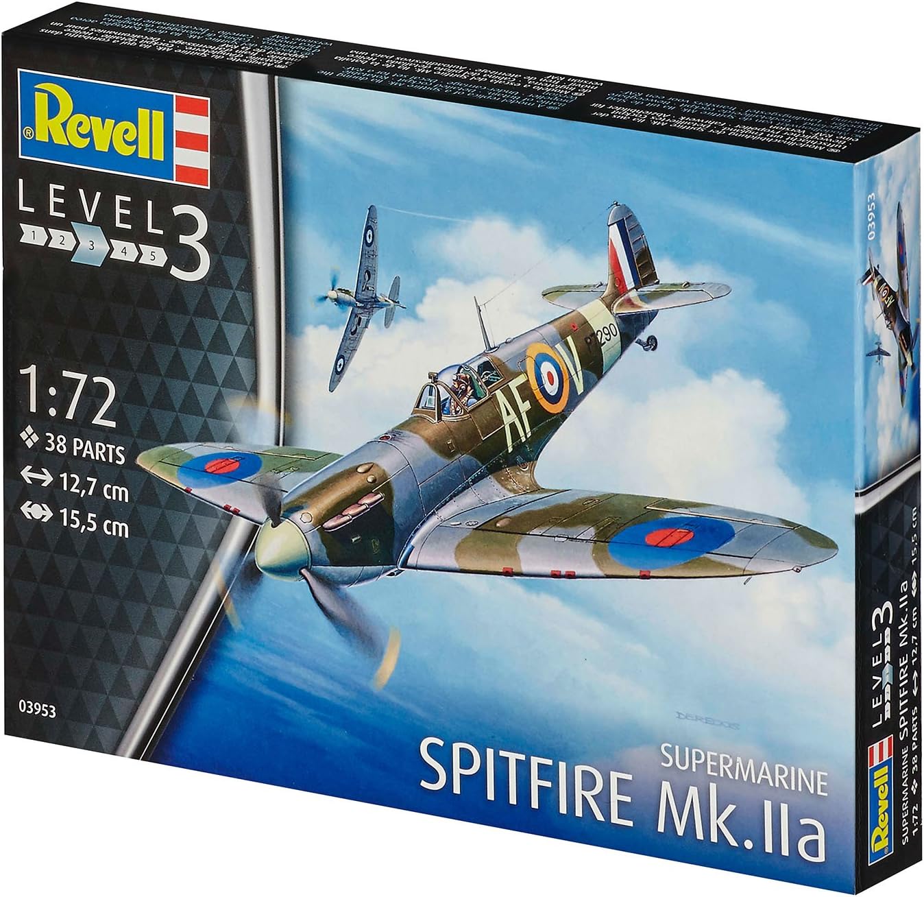Revell Spitfire Mk.IIa (1:72) - Loaded Dice Barry Vale of Glamorgan CF64 3HD