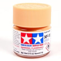 Tamiya Acrylic Paint Mini XF-15 Flat Flesh - Loaded Dice