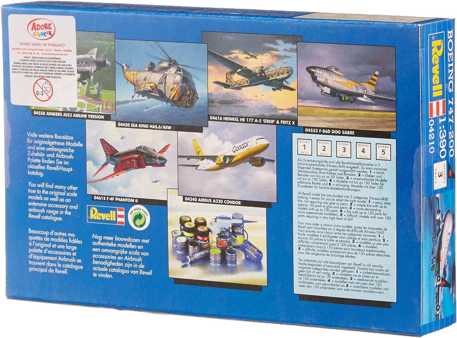 Revell Boeing 747-200 (1:390) - Loaded Dice