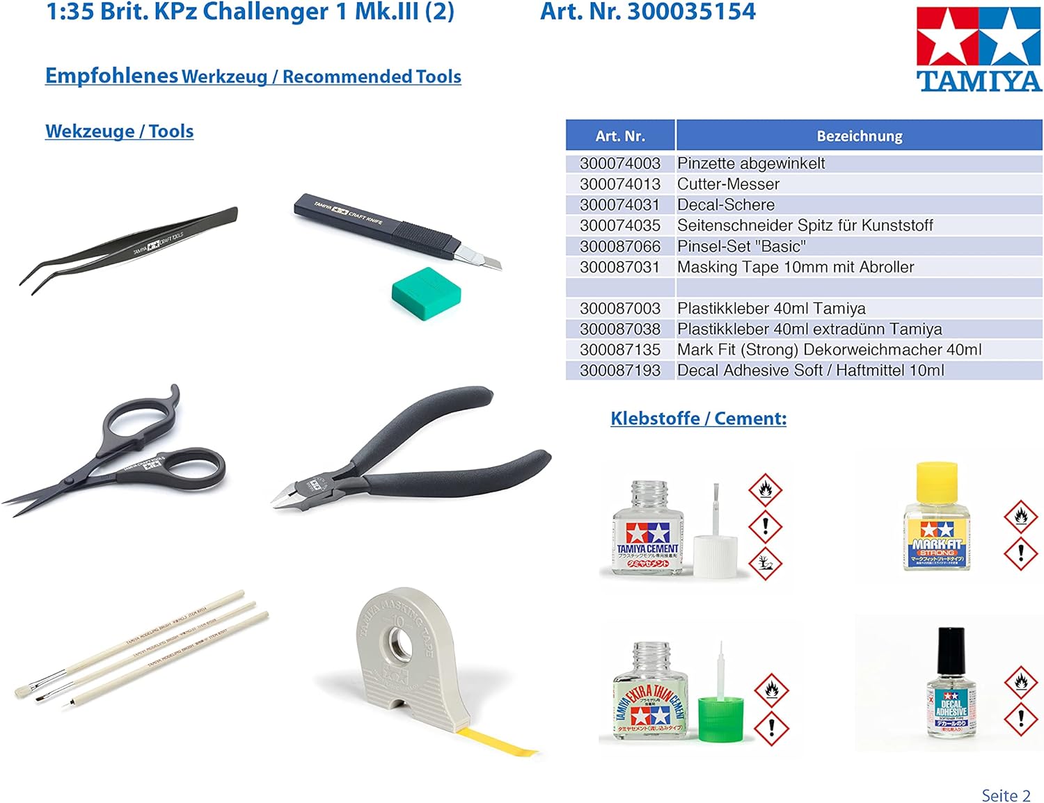 Tamiya 1:35 British Challenger 1 Mk.3 - 35154 - Loaded Dice