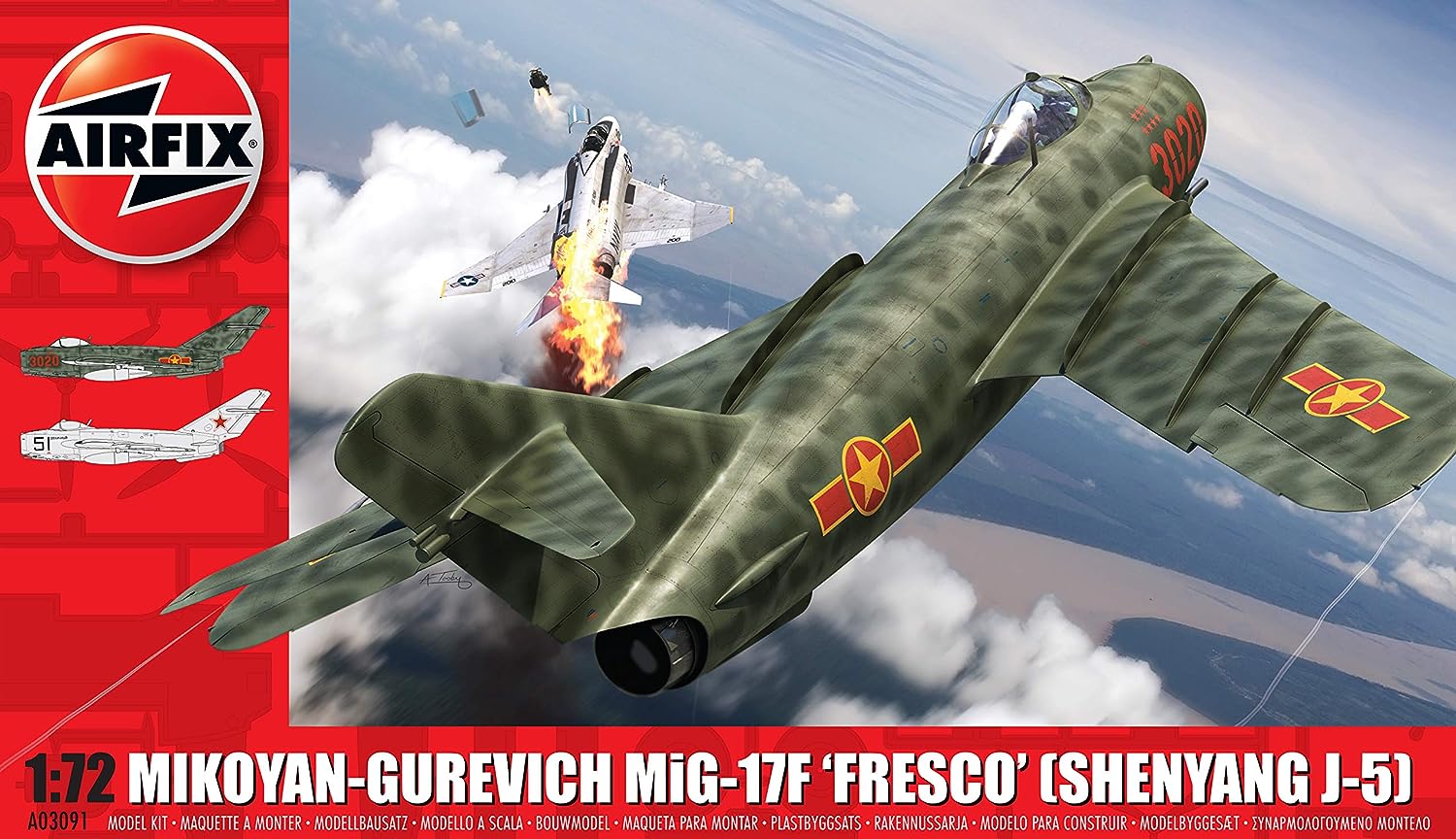 Mikoyan-Gurevich MiG-17 Fresco (1:72) - Loaded Dice Barry Vale of Glamorgan CF64 3HD