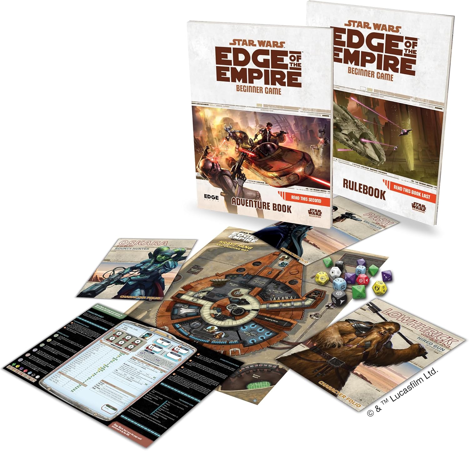 Star Wars Edge of the Empire RPG: Beginner Game - Loaded Dice