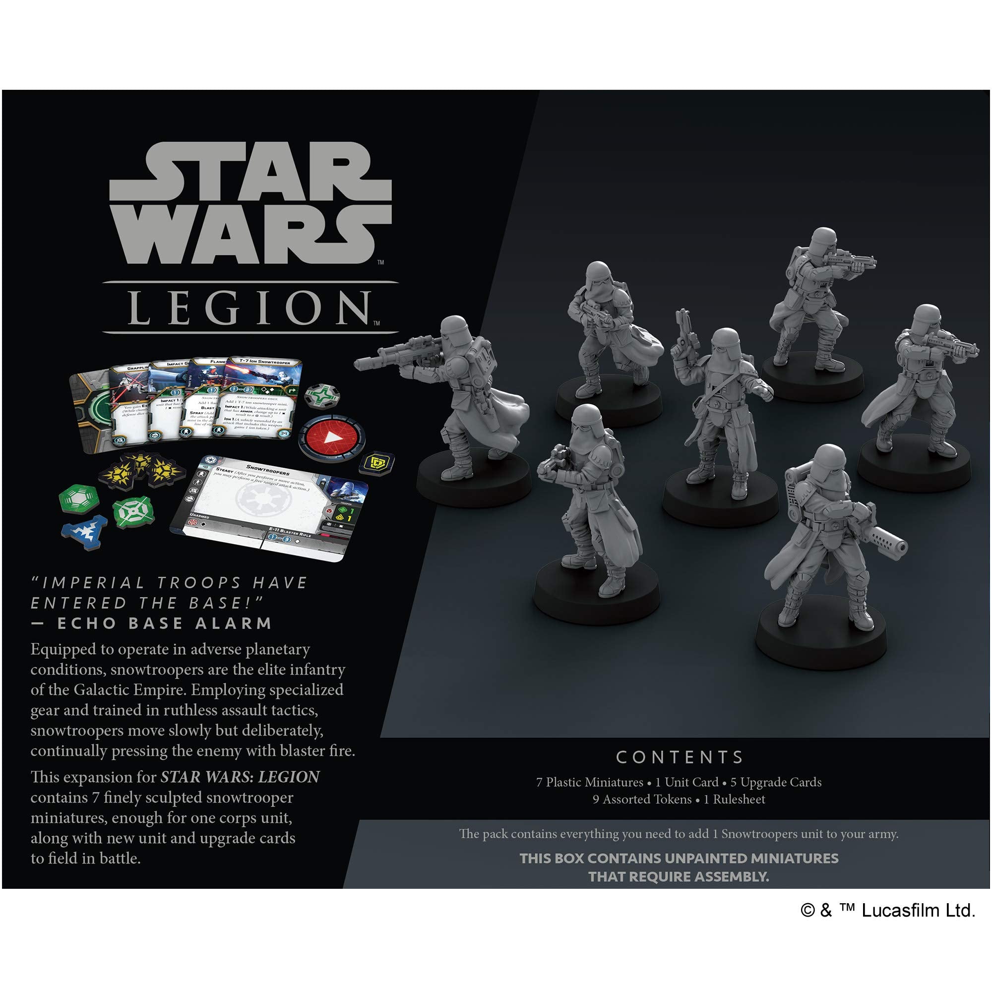 Star Wars Legion: Snow Troopers Unit - Loaded Dice Barry Vale of Glamorgan CF64 3HD