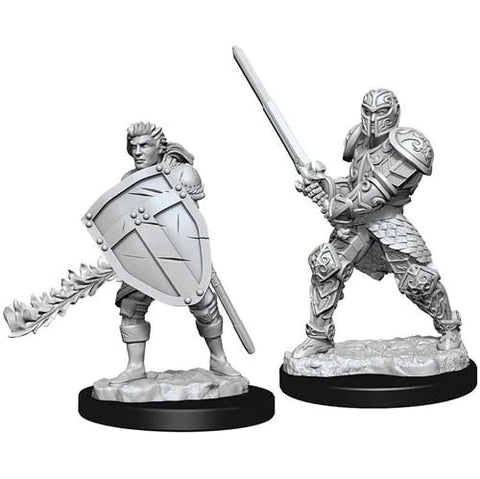 Male Human Fighter: D&D Nolzur's Marvelous Unpainted Miniatures (W8) - Loaded Dice