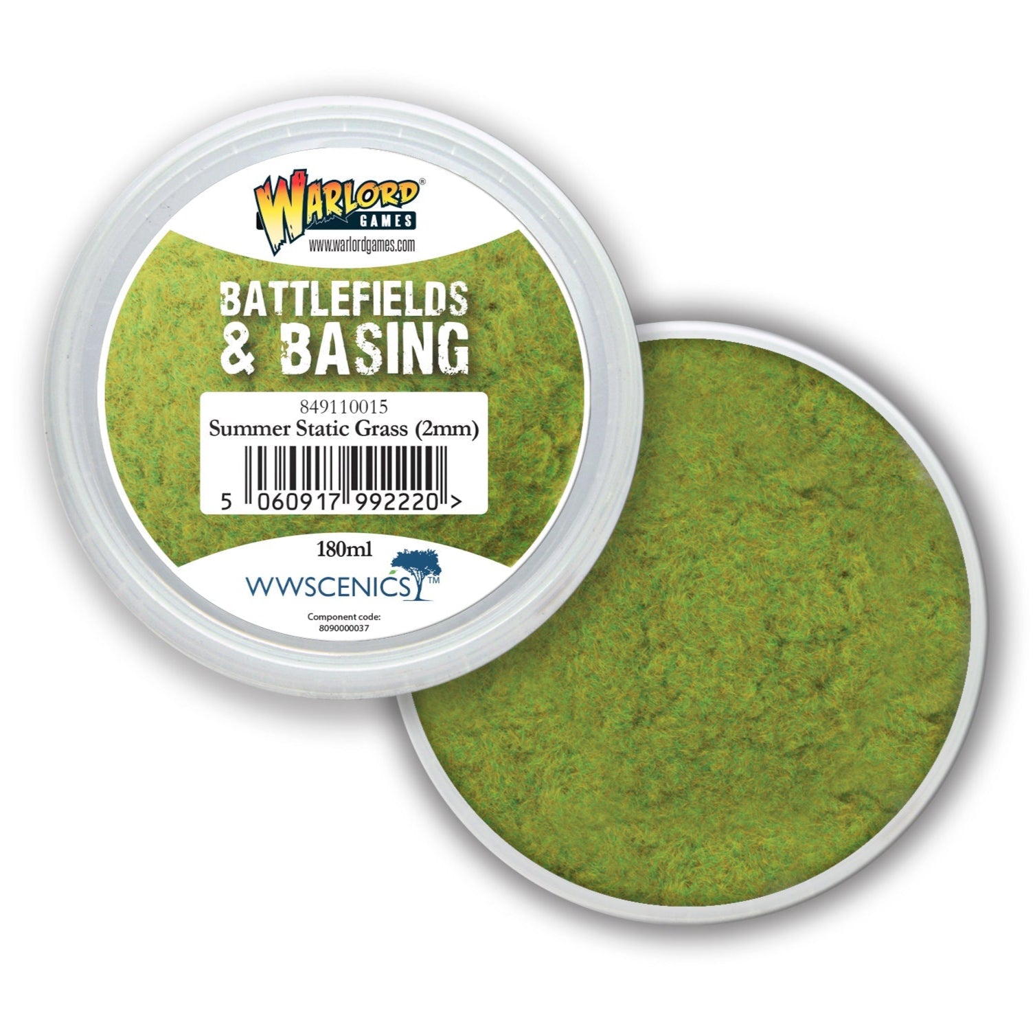 Battlefields & Basing: Summer 2mm Static Grass - Loaded Dice