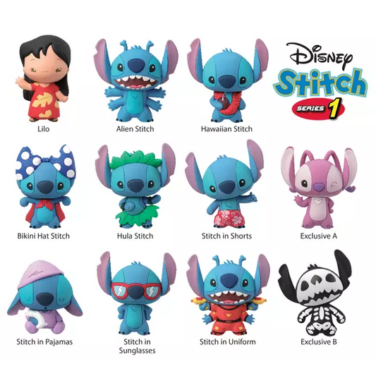 Disney's Stitch Series 1 Bag Clip - Blind Bag - Loaded Dice
