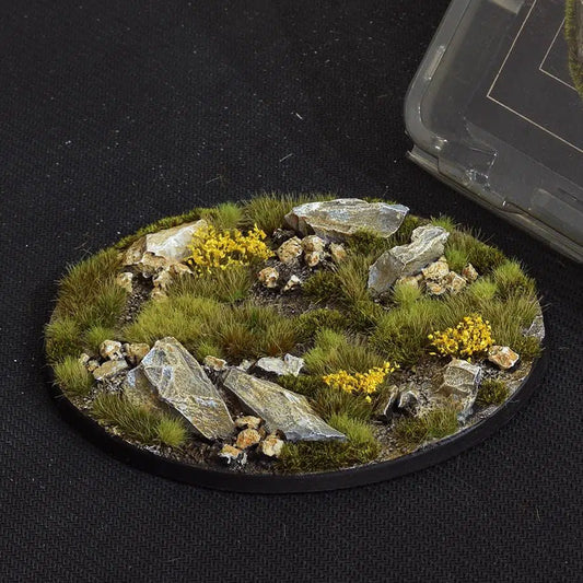 Gamers Grass Battle Ready Bases - Highland Oval 120mm (x1) - Loaded Dice
