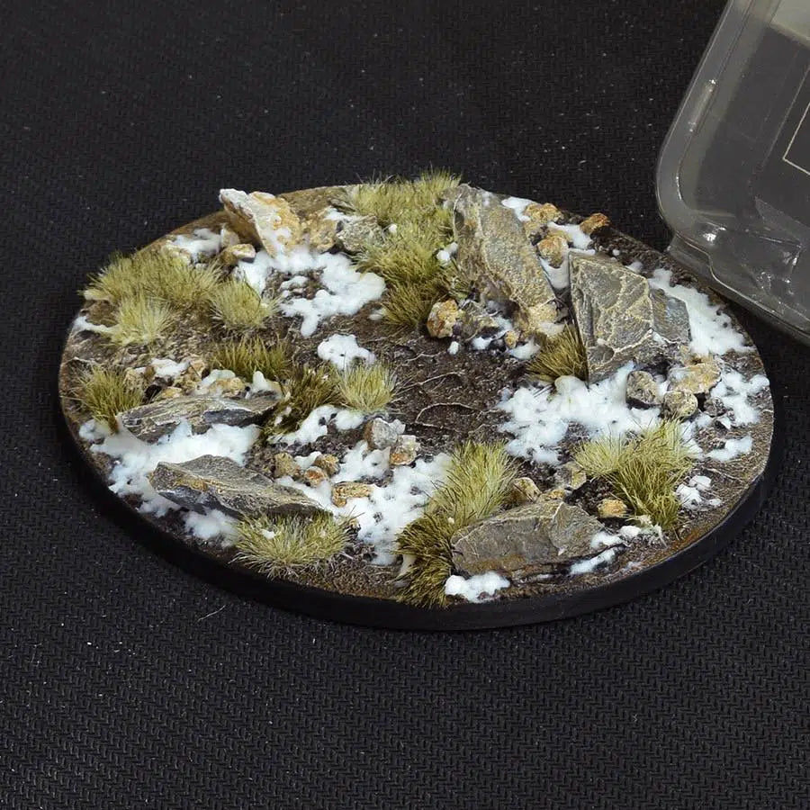 Gamers Grass Battle Ready Bases - Winter Oval 120mm (x1) - Loaded Dice