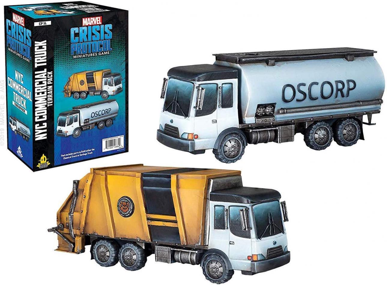 Marvel Crisis Protocol: NYC Commercial Truck Terrain Pack - Loaded Dice Barry Vale of Glamorgan CF64 3HD