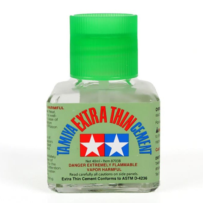 Tamiya Extra Thin Cement 40ml - 87038 - Loaded Dice