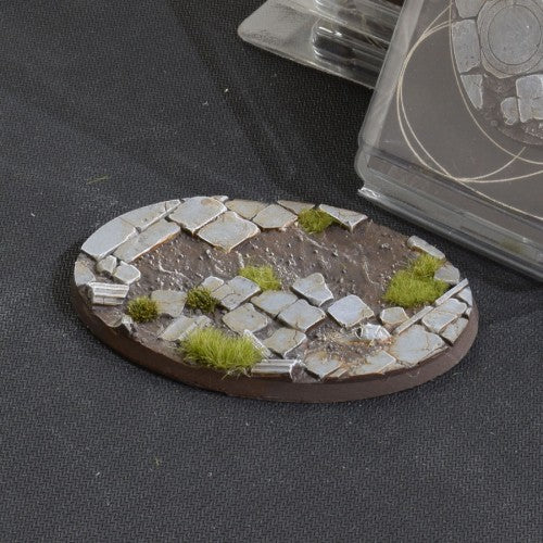 Gamers Grass Battle Ready Bases Temple Oval 105mm (x1) - Loaded Dice