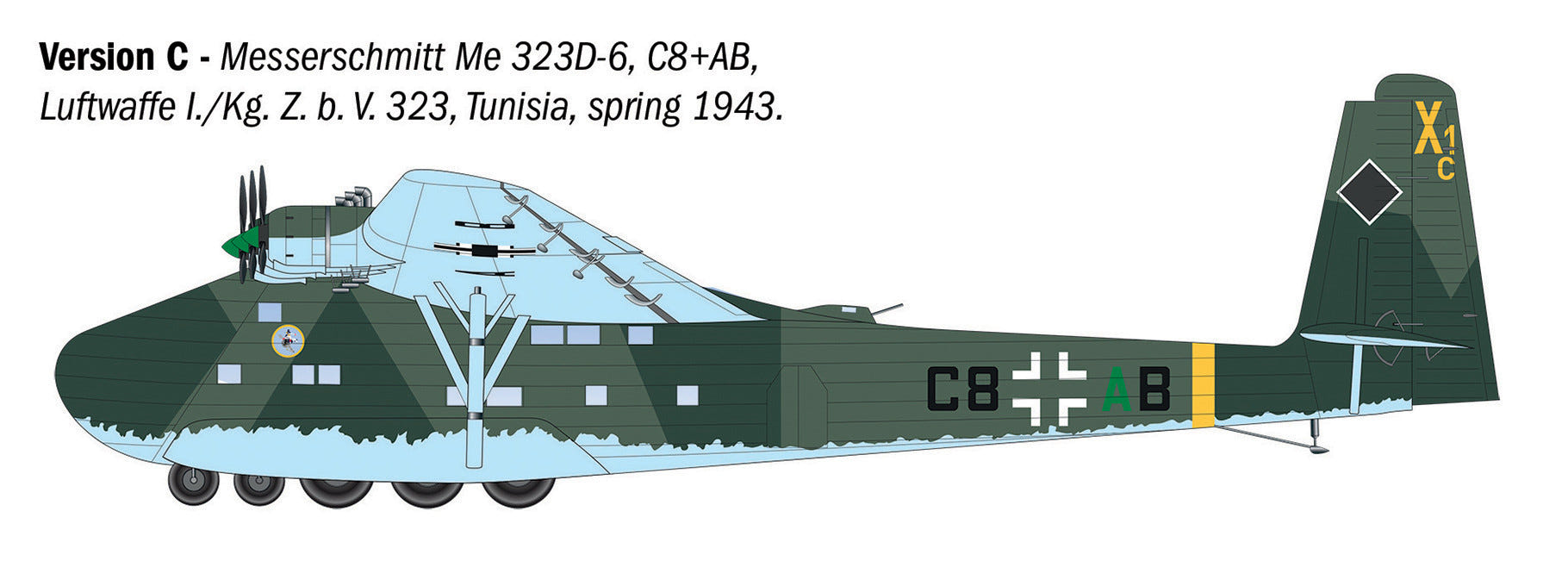 Italeri 1:72 Messerschmitt Me 323 Gigant - 90104