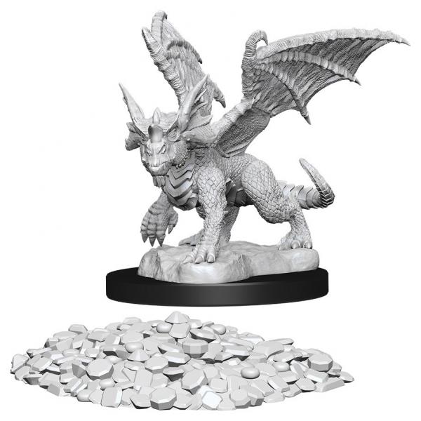 Blue Dragon Wyrmling: D&D Nolzur's Marvelous Unpainted Miniatures (W10) - Loaded Dice