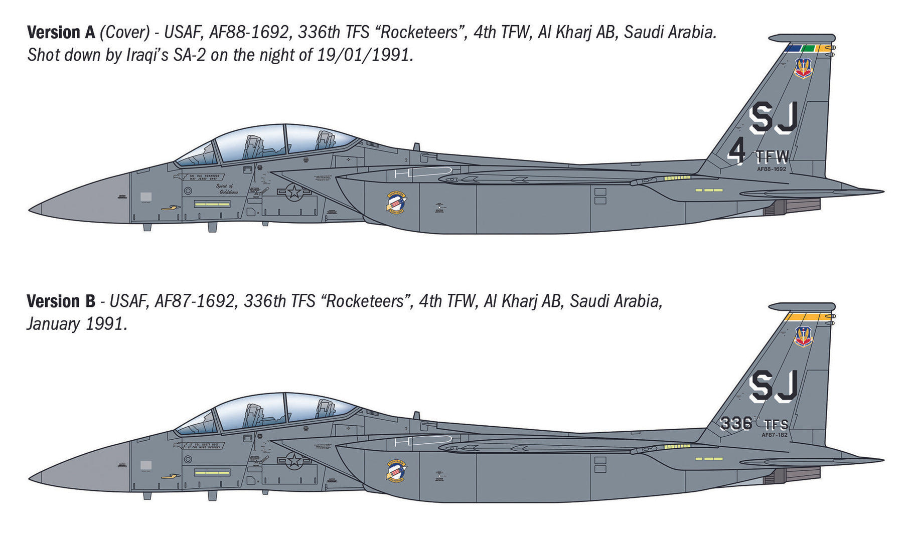 Italeri 1:72 McDonnell Douglas F-15E Strike Eagle - 90166