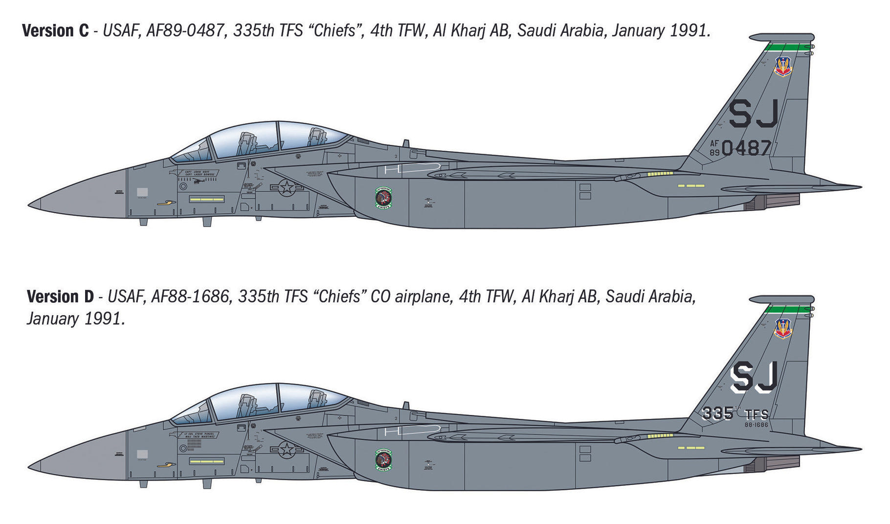 Italeri 1:72 McDonnell Douglas F-15E Strike Eagle - 90166