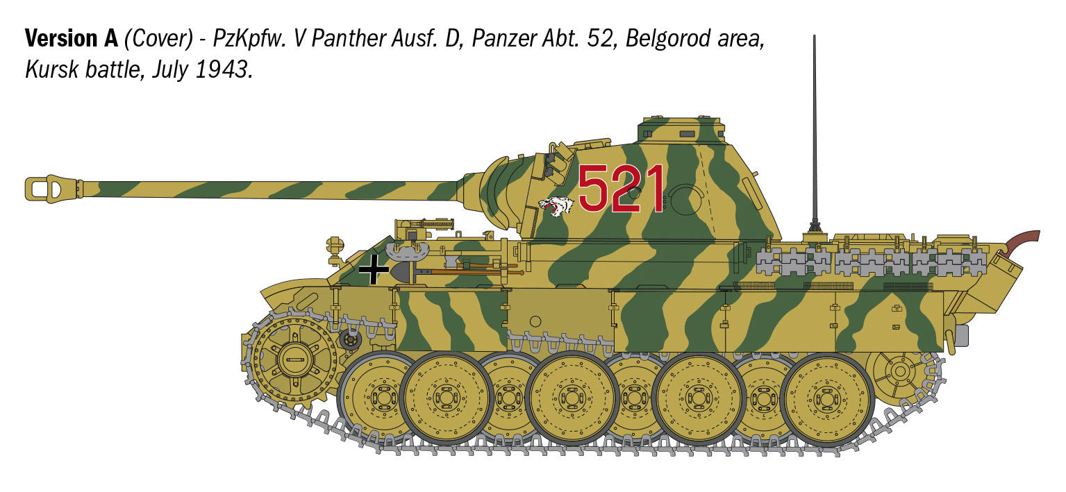 Italeri 1:35 Pz.Kpfw. V Panther Ausf. D - 90290
