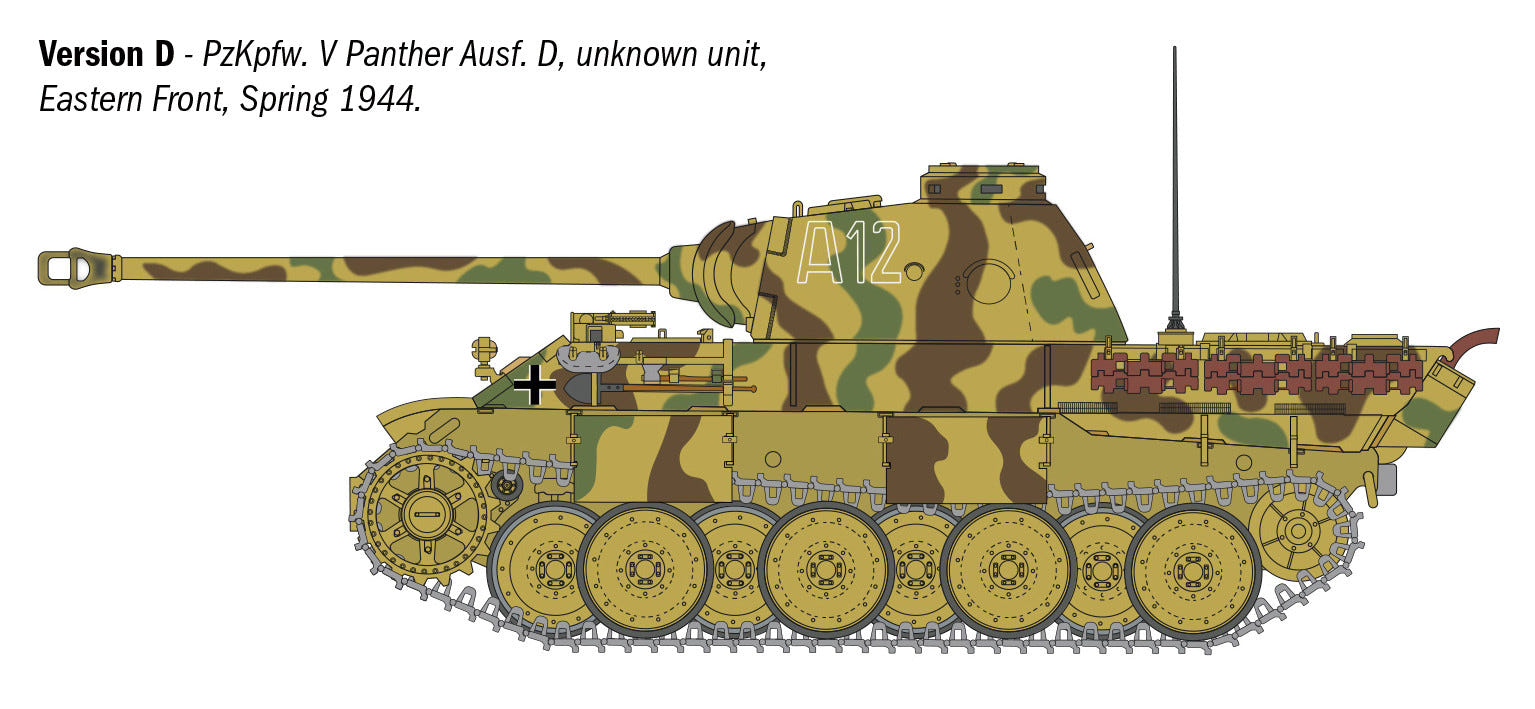 Italeri 1:35 Pz.Kpfw. V Panther Ausf. D - 90290