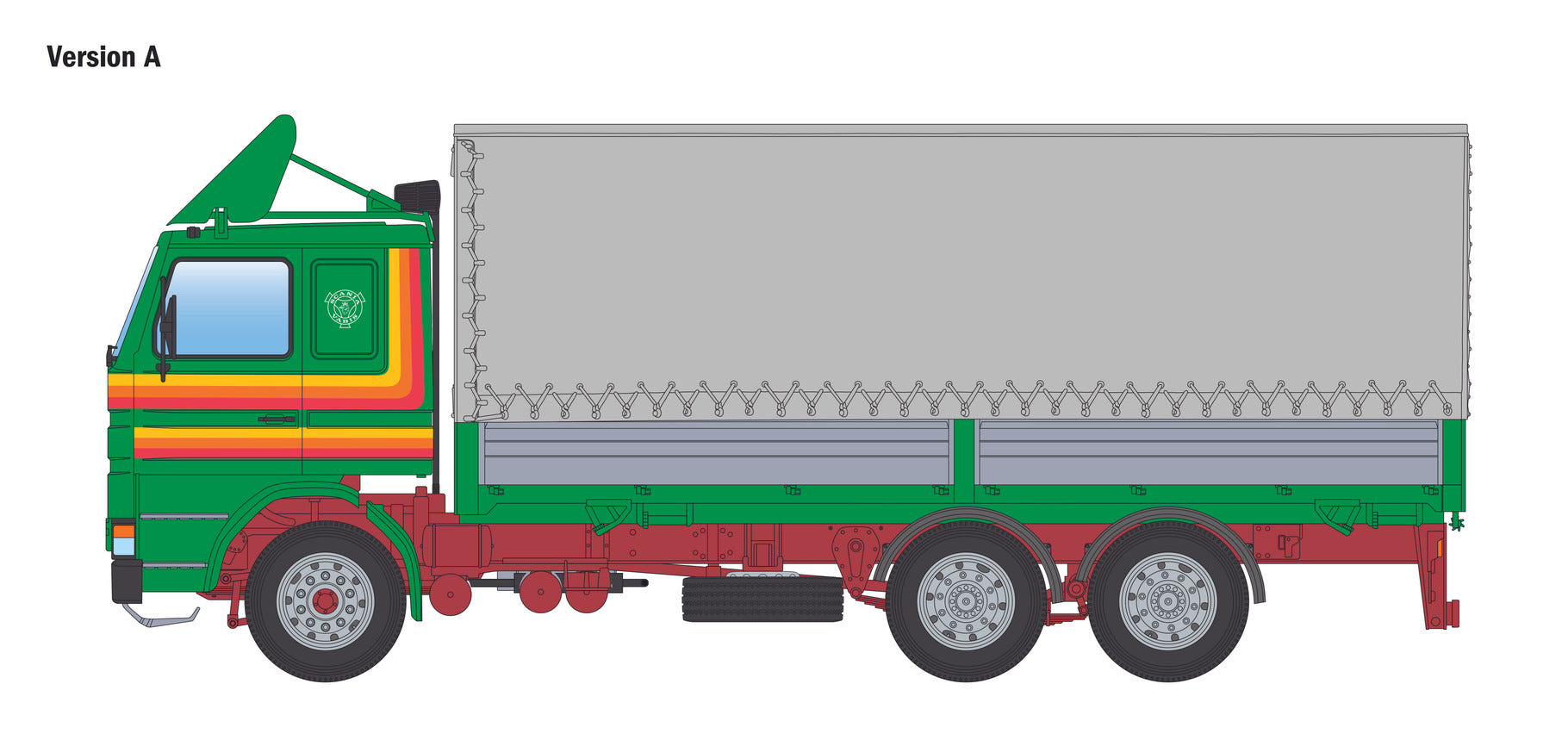Italeri 1:24 Scania 142H 6x2 Canvas - 90762