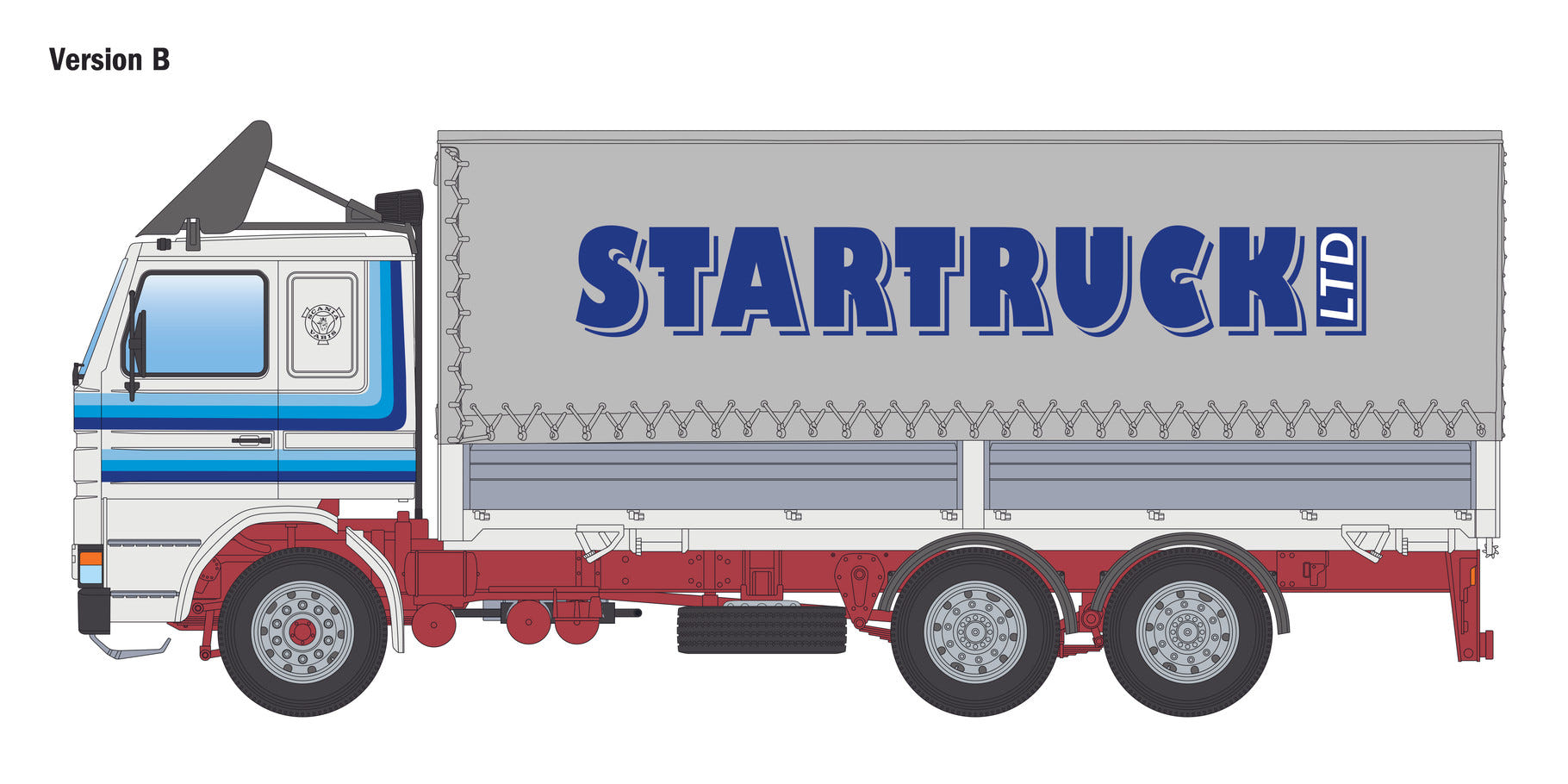Italeri 1:24 Scania 142H 6x2 Canvas - 90762