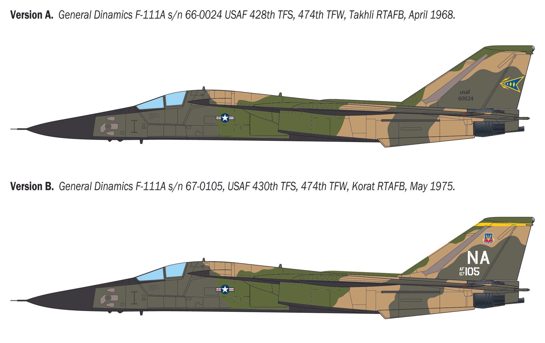 Italeri 1:72 General Dynamics F-111A Aardvark - 91232
