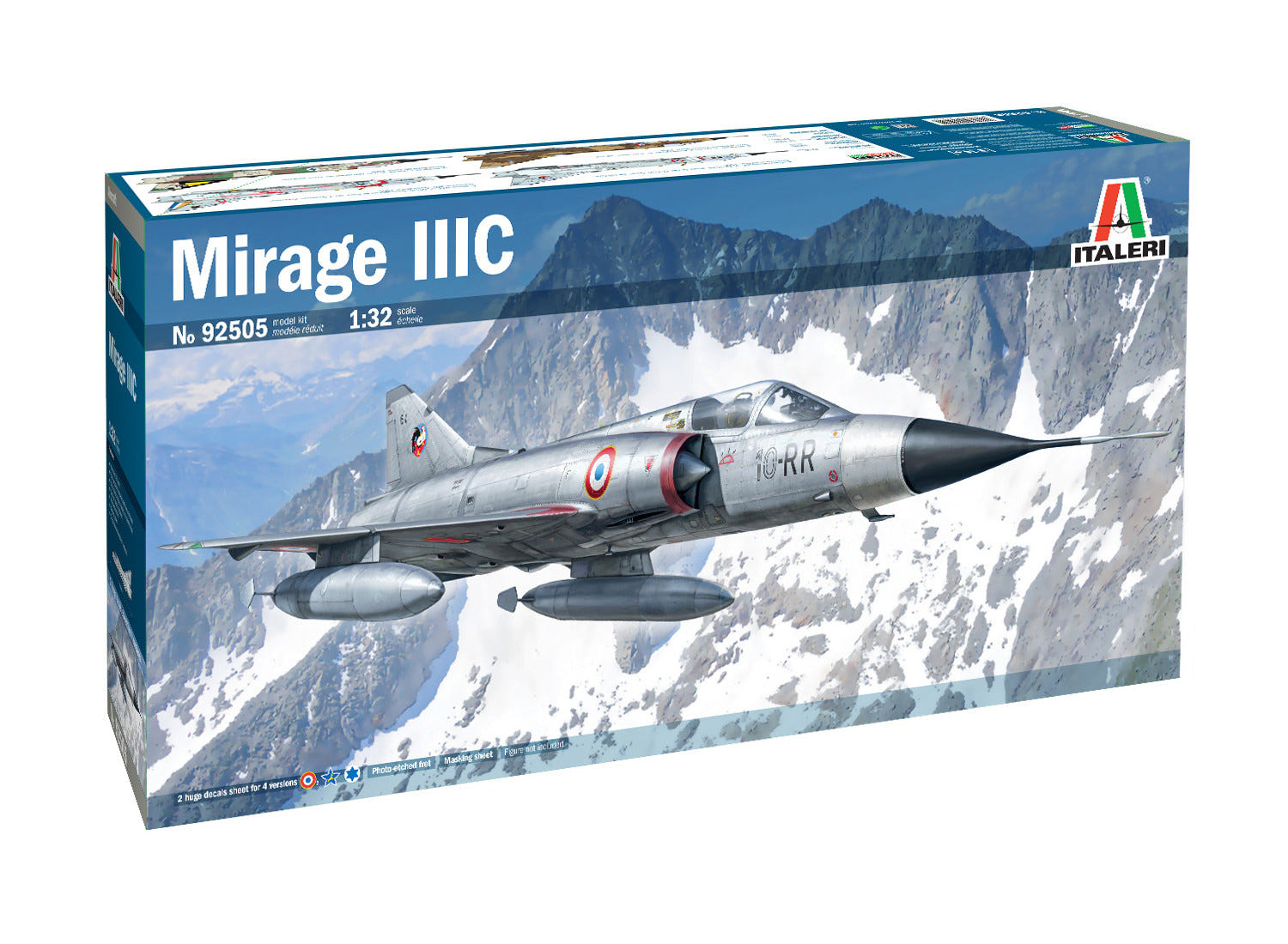Italeri 1:32 Dassault Mirage IIIC Interceptor Aircraft - 92505