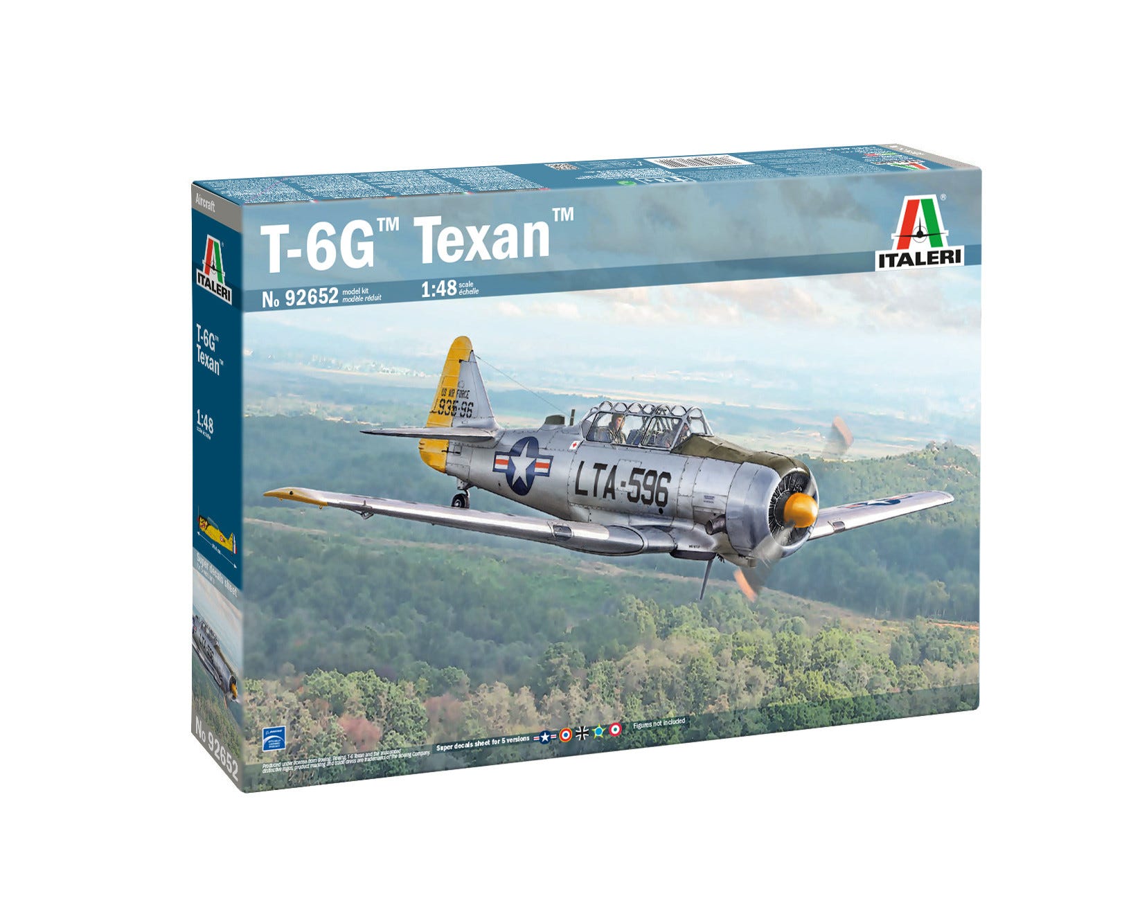 Italeri 1:48 North American T-6G Texan Trainer Aircraft - 92652