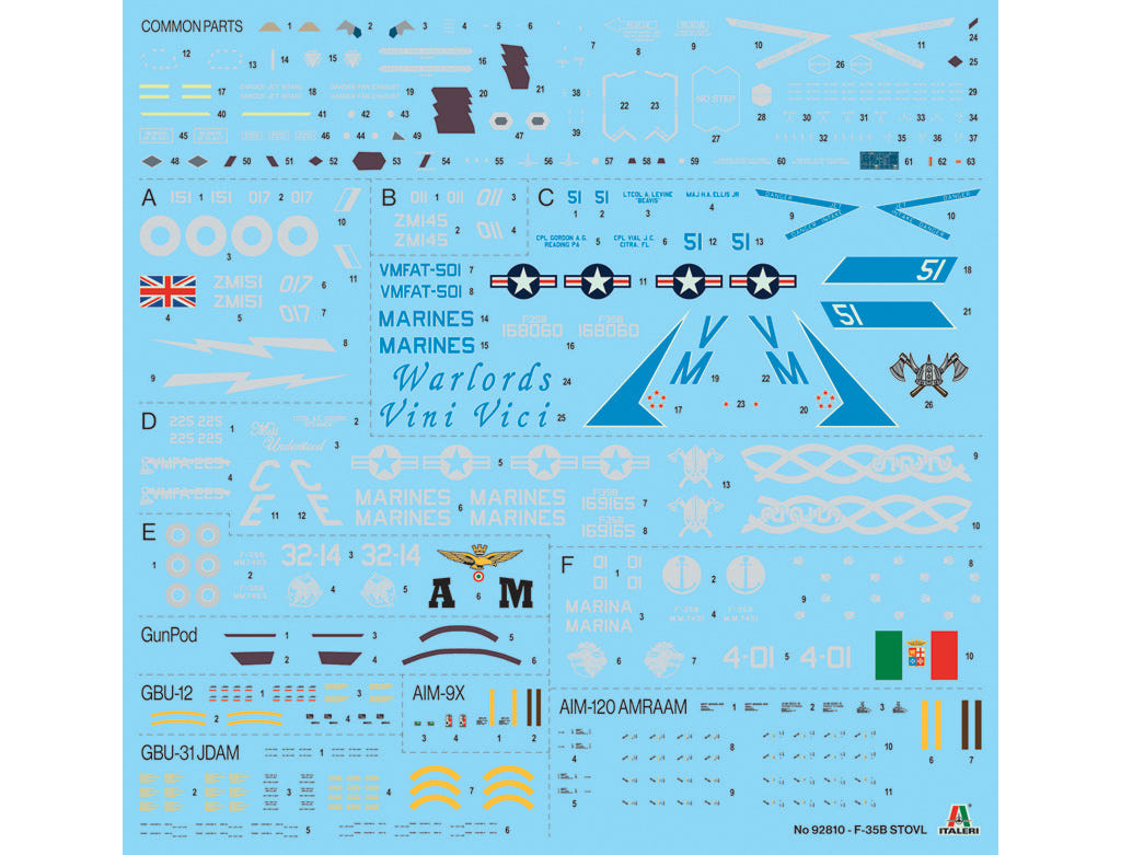 Italeri 1:48 F-35B Lightning II - 92810