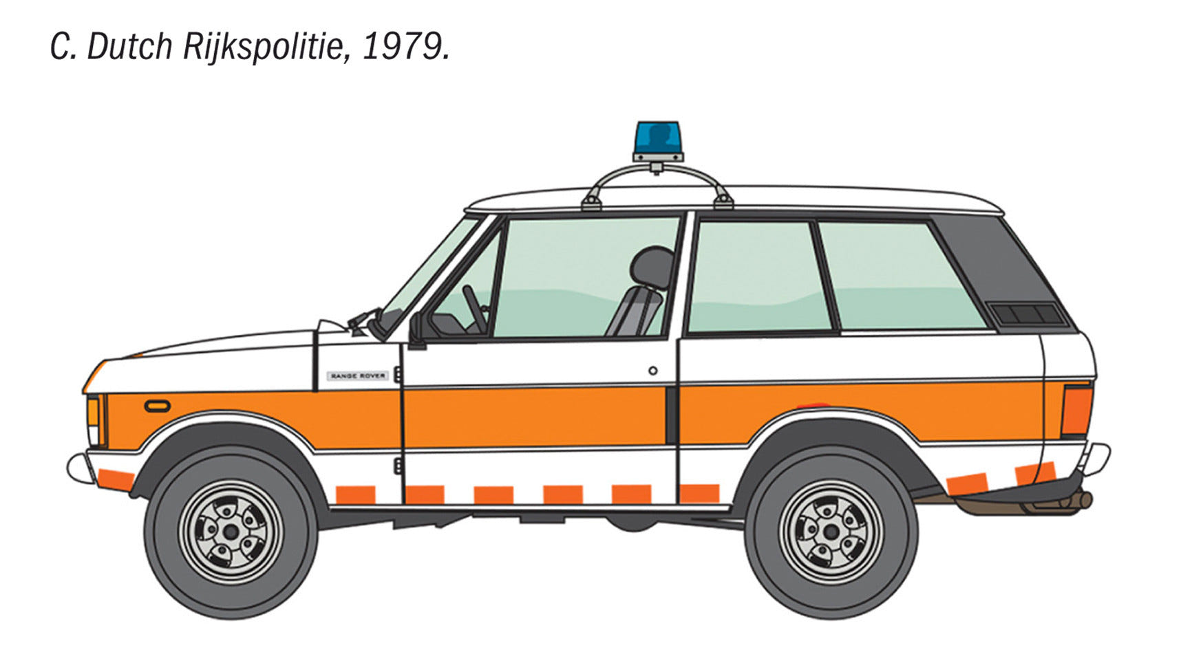 Italeri 1:24 Range Rover Police Car - 93661