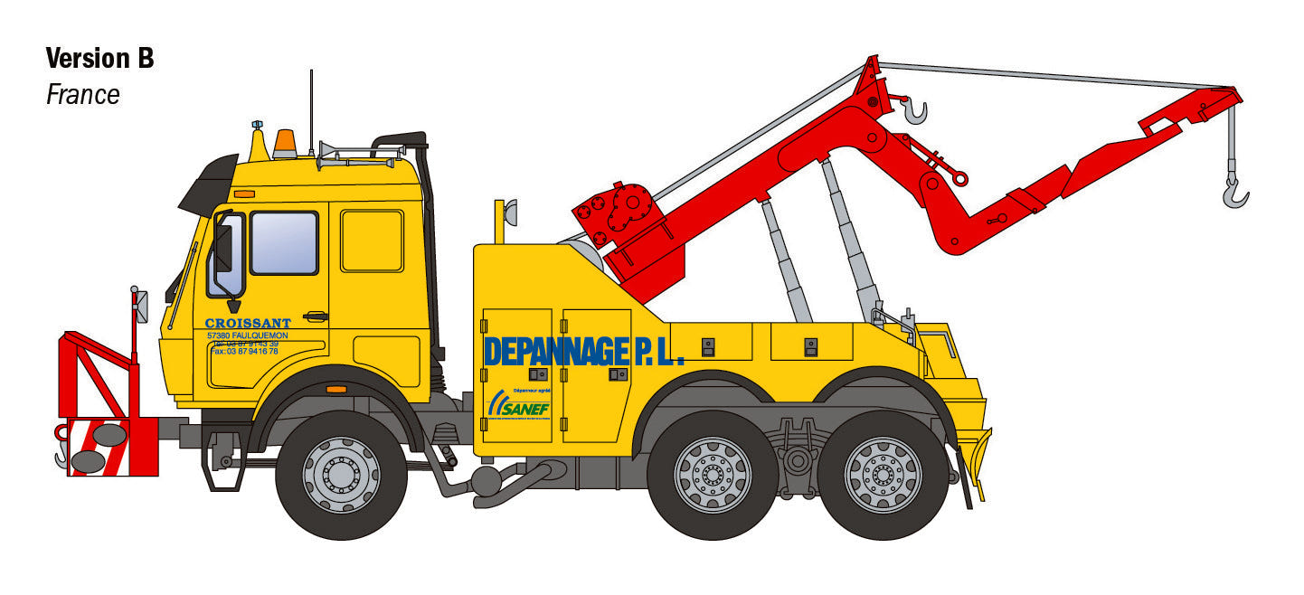 Italeri 1:24 Mercedes-Benz Wrecker Truck - 93808