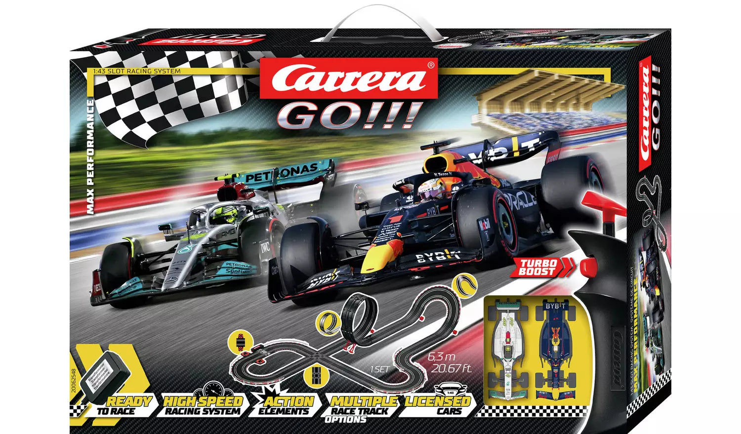 Carrera Go Max Performance - Formula 1 - Loaded Dice Barry Vale of Glamorgan CF64 3HD