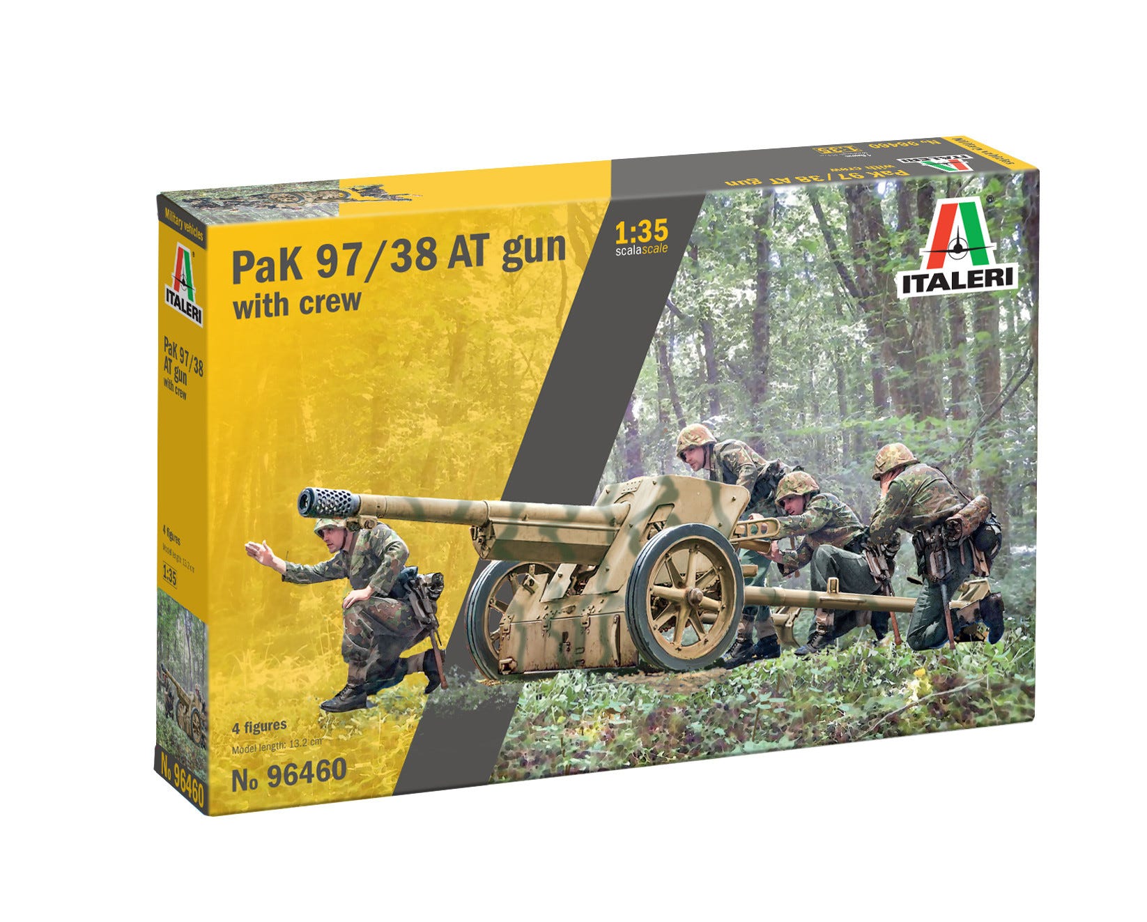 Italeri 1:35 Pak 97/38 Anti-Tank Gun with Crew - 96460